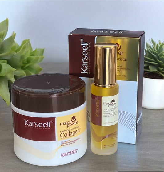 KIT DE KARSEELL 2 MASCARILLAS + 1 ACEITE DE ARGAN